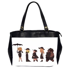 American Horror Story Cartoon Oversize Office Handbag (2 Sides) by nate14shop