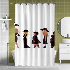 American Horror Story Cartoon Shower Curtain 48  X 72  (small)  by nate14shop