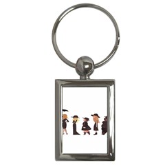 American Horror Story Cartoon Key Chain (rectangle) by nate14shop