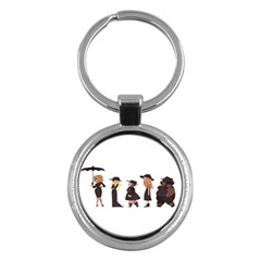 American Horror Story Cartoon Key Chain (round) by nate14shop