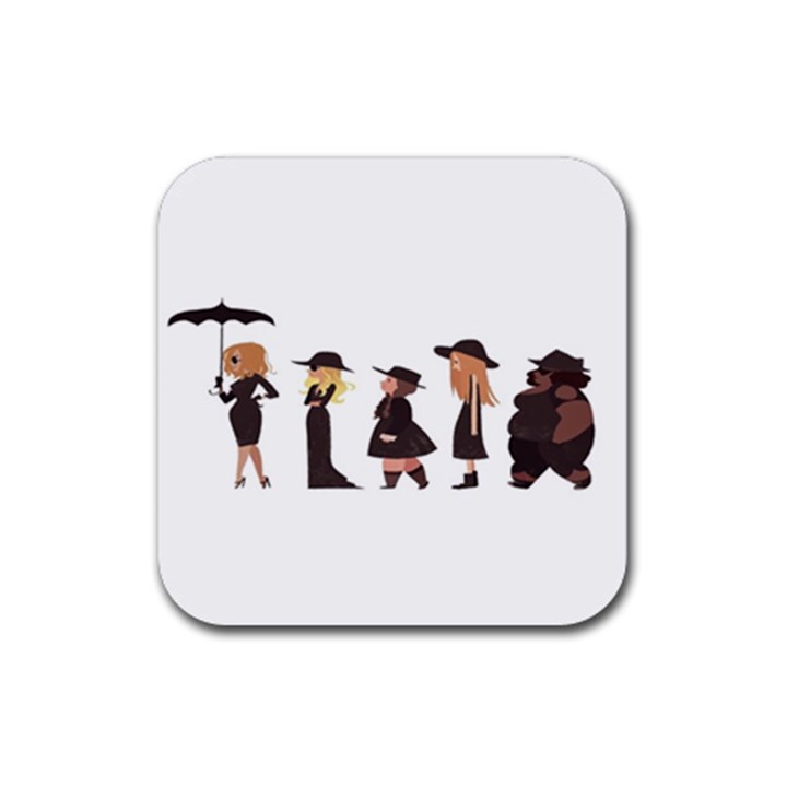 American Horror Story Cartoon Rubber Coaster (Square)