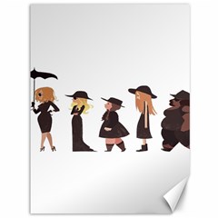 American Horror Story Cartoon Canvas 36  X 48  by nate14shop