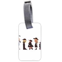 American Horror Story Cartoon Luggage Tag (two Sides) by nate14shop