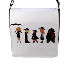 American Horror Story Cartoon Flap Closure Messenger Bag (l) by nate14shop