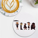 American Horror Story Cartoon UV Print Round Tile Coaster Front