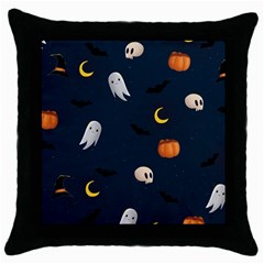 Halloween Throw Pillow Case (black) by nate14shop