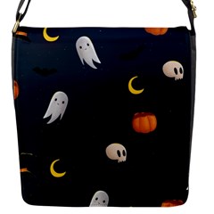 Halloween Flap Closure Messenger Bag (s) by nate14shop