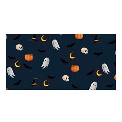 Halloween Satin Shawl 45  X 80  by nate14shop