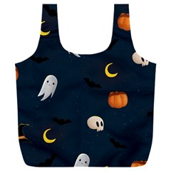 Halloween Full Print Recycle Bag (xxl) by nate14shop