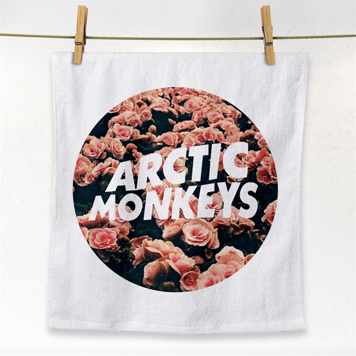 Arctic Monkeys Colorful Face Towel