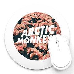 Arctic Monkeys Colorful Round Mousepads by nate14shop