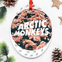 Arctic Monkeys Colorful Ornament (oval Filigree) by nate14shop