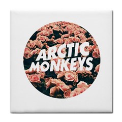 Arctic Monkeys Colorful Tile Coaster by nate14shop