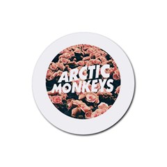 Arctic Monkeys Colorful Rubber Coaster (round) by nate14shop