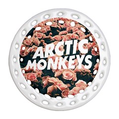 Arctic Monkeys Colorful Round Filigree Ornament (two Sides) by nate14shop