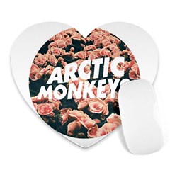 Arctic Monkeys Colorful Heart Mousepads by nate14shop