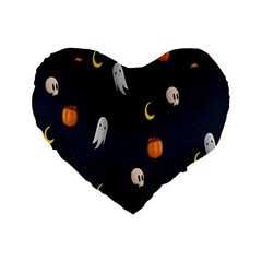 Halloween Standard 16  Premium Heart Shape Cushions