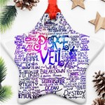 Piere Veil Ornament (Star) Front