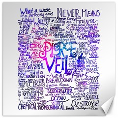 Piere Veil Canvas 16  X 16  by nate14shop