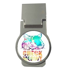 Check Meowt Money Clips (round)  by nate14shop