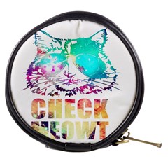 Check Meowt Mini Makeup Bag by nate14shop