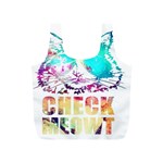 Check Meowt Full Print Recycle Bag (S) Back