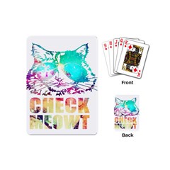 Check Meowt Playing Cards Single Design (mini)