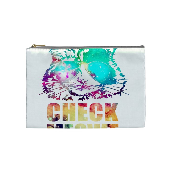 Check Meowt Cosmetic Bag (Medium)