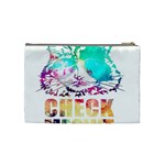 Check Meowt Cosmetic Bag (Medium) Back