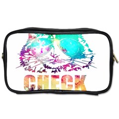 Check Meowt Toiletries Bag (one Side) by nate14shop