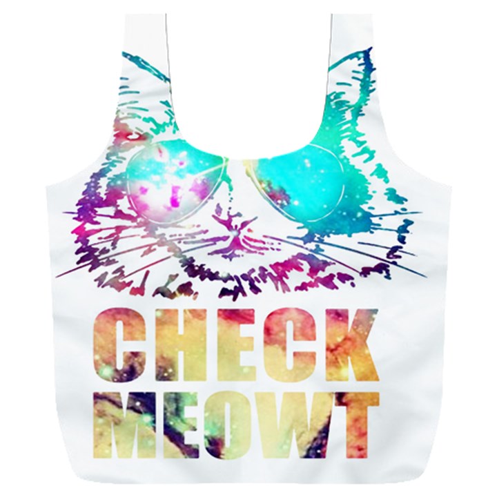 Check Meowt Full Print Recycle Bag (XXXL)