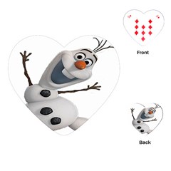 Frozen Playing Cards Single Design (heart) by nate14shop