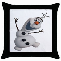 Frozen Throw Pillow Case (black)