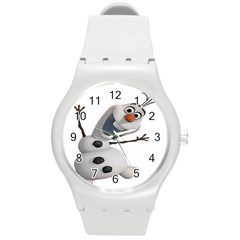 Frozen Round Plastic Sport Watch (m) by nate14shop