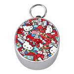 Hello-kitty Mini Silver Compasses Front