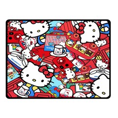 Hello-kitty Fleece Blanket (small) by nate14shop