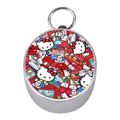 Hello-kitty Mini Silver Compasses by nate14shop