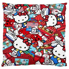 Hello-kitty Standard Flano Cushion Case (two Sides) by nate14shop