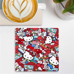 Hello-kitty Uv Print Square Tile Coaster  by nate14shop