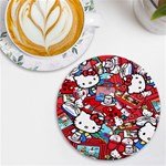 Hello-kitty UV Print Round Tile Coaster Front