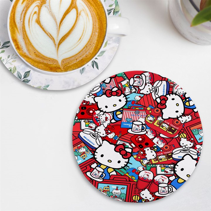 Hello-kitty UV Print Round Tile Coaster