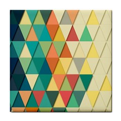 Geometric Tile Coaster by nate14shop