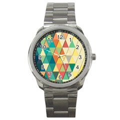 Geometric Sport Metal Watch