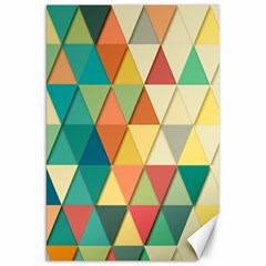 Geometric Canvas 20  X 30  by nate14shop