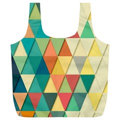 Geometric Full Print Recycle Bag (xl) by nate14shop