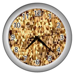 Hd-wallpaper 2 Wall Clock (silver) by nate14shop