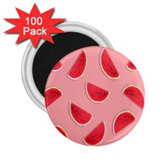 Water Melon Red 2 25  Magnets (100 Pack)  by nate14shop