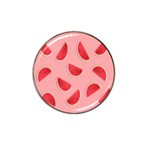 Water Melon Red Hat Clip Ball Marker Front