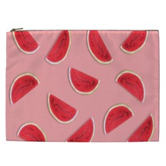 Water Melon Red Cosmetic Bag (xxl) by nate14shop