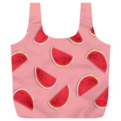 Water Melon Red Full Print Recycle Bag (xl) by nate14shop